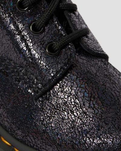 Botas Con Cordones Dr Martens 1460 Pascal Metallic Cuero Para Mujer DR8825D